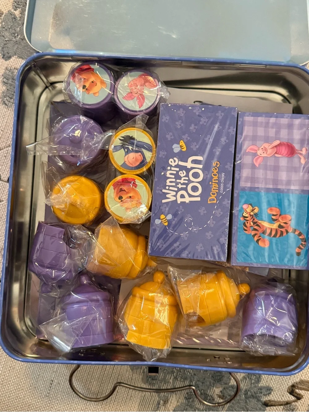 Vintage Disney Winnie the Pooh 4-in-1 Classic Games Set - Blue